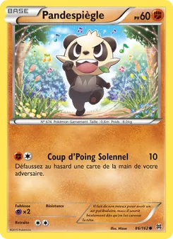 Carte Pokémon Pandespiègle 86