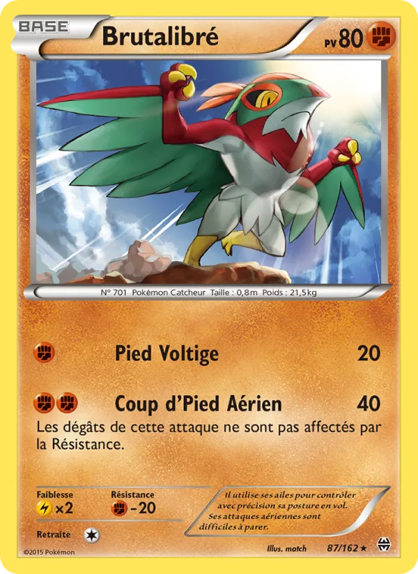 Carte Pokémon Brutalibré 87/162 de l'extension Impulsion Turbo