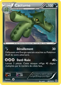 Carte Pokémon Cacturne 88