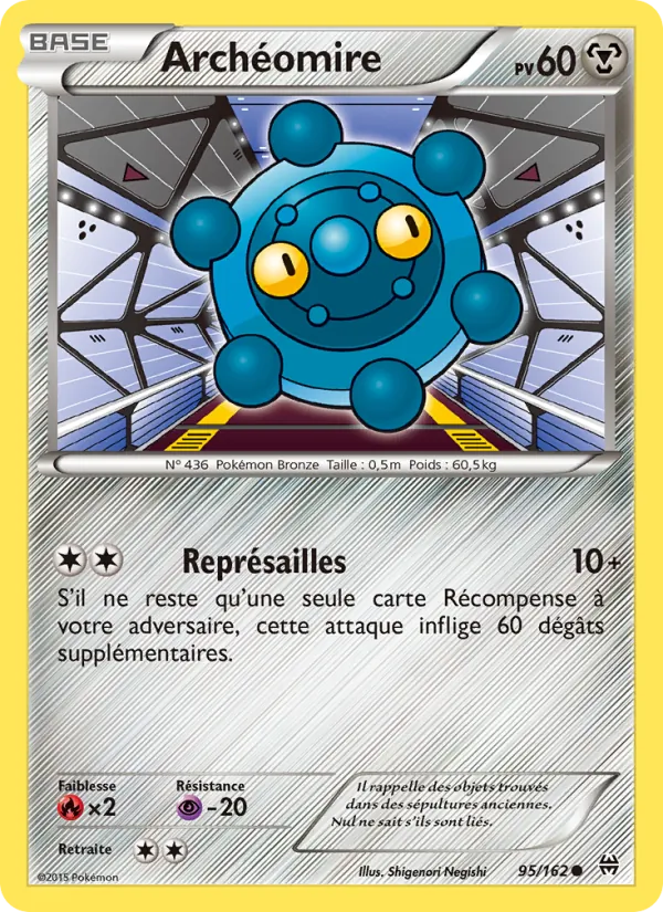 Carte Pokémon Archéomire 95/162 de l'extension Impulsion Turbo
