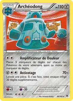 Carte Pokémon Archéodong 96