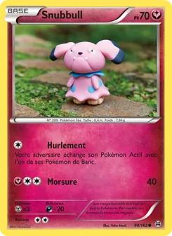 Carte Pokémon Snubbull 98