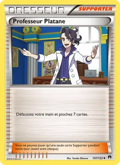 Carte Pokémon Professeur Platane 107 — Rupture Turbo