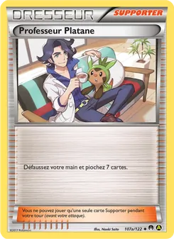 Carte Pokémon Professeur Platane 107a — Rupture Turbo