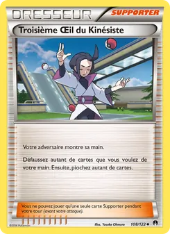 Carte Pokémon Troisième Œil du Kinésiste 108 — Rupture Turbo