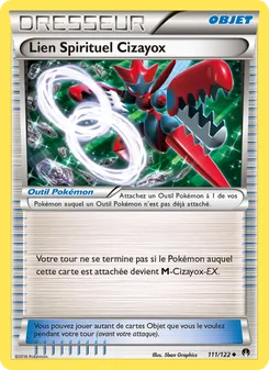 Carte Pokémon Lien Spirituel Cizayox 111 — Rupture Turbo
