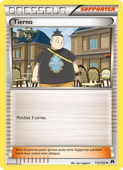 Carte Pokémon Tierno 112 — Rupture Turbo