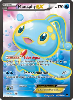 Carte Pokémon Manaphy EX 116 — Rupture Turbo