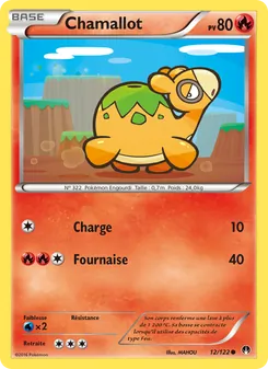 Carte Pokémon Chamallot 12