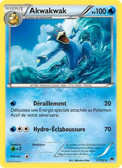 Carte Pokémon Akwakwak 17