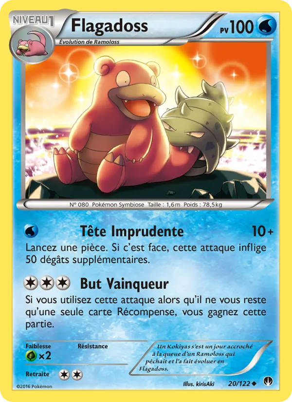 Carte Pokémon Flagadoss 20/122 de l'extension Rupture Turbo