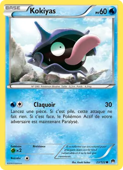 Carte Pokémon Kokiyas 23