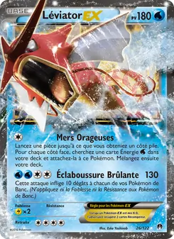Carte Pokémon Léviator EX 26 — Rupture Turbo