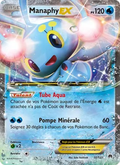 Carte Pokémon Manaphy EX 32 — Rupture Turbo