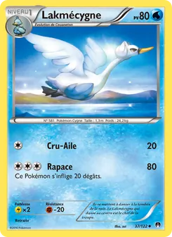 Carte Pokémon Lakmécygne 37 — Rupture Turbo
