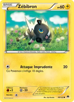 Carte Pokémon Zébibron 48 — Rupture Turbo
