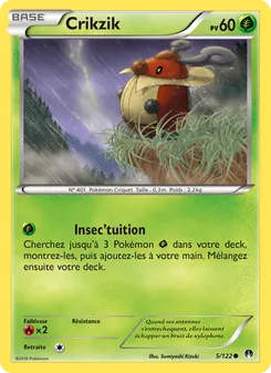 Carte Pokémon Crikzik 5