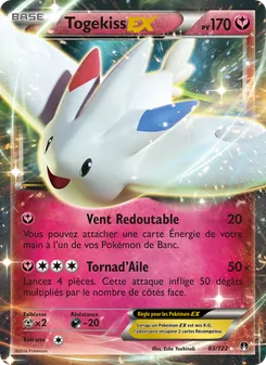 Carte Pokémon Togekiss EX 83 — Rupture Turbo