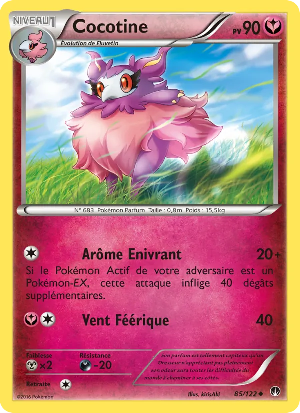 Carte Pokémon Cocotine 85/122 de l'extension Rupture Turbo