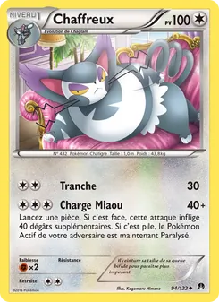 Carte Pokémon Chaffreux 94 — Rupture Turbo