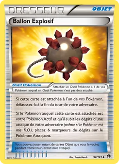 Carte Pokémon Ballon Explosif 97 — Rupture Turbo