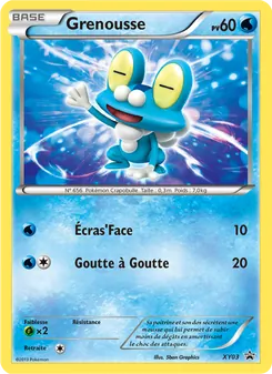 Carte Pokémon Grenousse XY03 — Promo XY