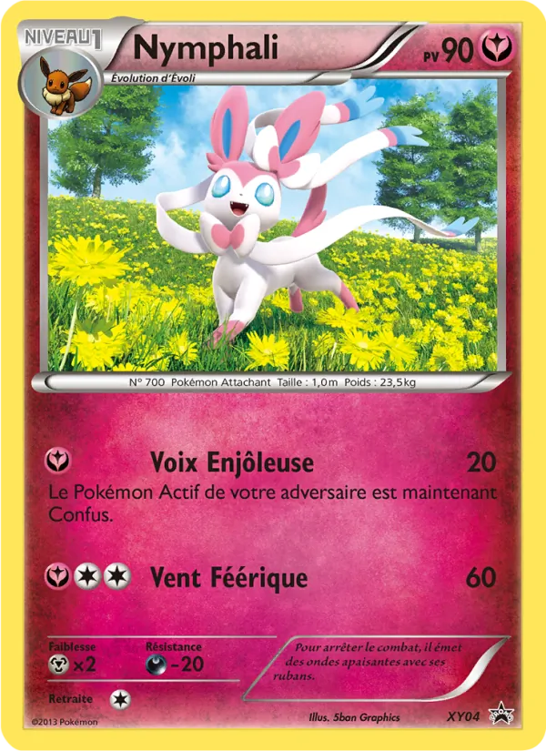 Carte Pokémon Nymphali XY04/211 de l'extension Promo XY