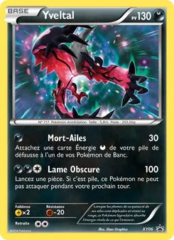 Carte Pokémon Yveltal XY06 — Promo XY