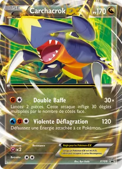 Carte Pokémon Carchacrok EX XY09 — Promo XY