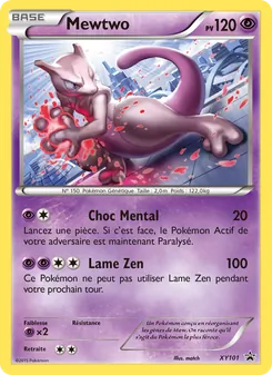 Carte Pokémon Mewtwo XY101 — Promo XY