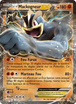 Carte Pokémon Mackogneur EX XY108 — Promo XY