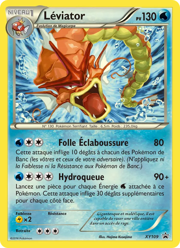 Carte Pokémon Léviator XY109/211 de l'extension Promo XY