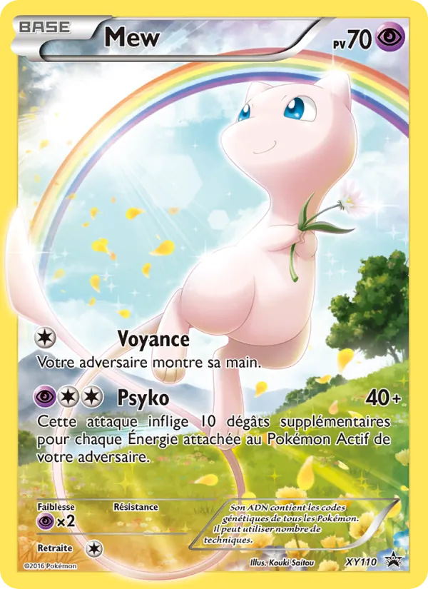 Carte Pokémon Mew XY110/211 de l'extension Promo XY
