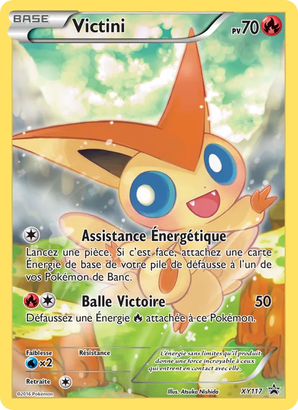 Carte Pokémon Victini XY117/211 de l'extension Promo XY