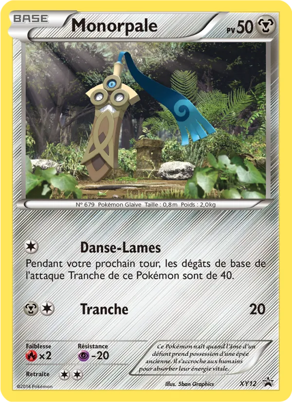 Carte Pokémon Monorpale XY12/211 de l'extension Promo XY