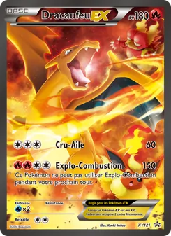 Carte Pokémon Dracaufeu EX XY121 — Promo XY