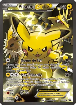 Carte Pokémon Pikachu EX XY124 — Promo XY