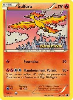 Carte Pokémon Sulfura XY127 — Promo XY