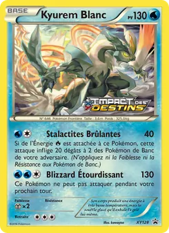 Carte Pokémon Kyurem Blanc XY128 — Promo XY