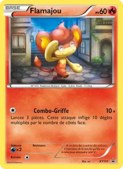 Carte Pokémon Flamajou XY131 — Promo XY