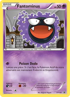 Carte Pokémon Fantominus XY132 — Promo XY