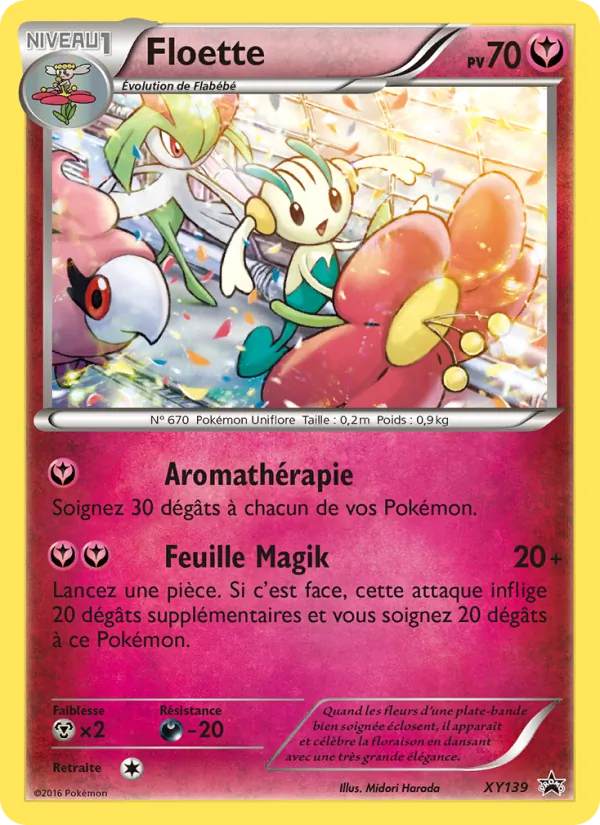Carte Pokémon Floette XY139/211 de l'extension Promo XY