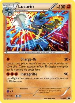 Carte Pokémon Lucario XY140 — Promo XY