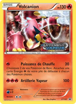 Carte Pokémon Volcanion XY145 — Promo XY