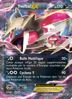 Carte Pokémon Yveltal EX XY150 — Promo XY