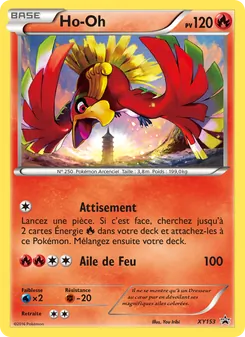 Carte Pokémon Ho-Oh XY153 — Promo XY