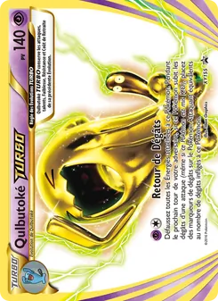 Carte Pokémon Qulbutoké TURBO XY155 — Promo XY