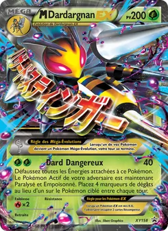 Carte Pokémon M-Dardargnan-EX XY158 — Promo XY