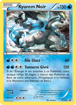 Carte Pokémon Kyurem Noir XY160 — Promo XY
