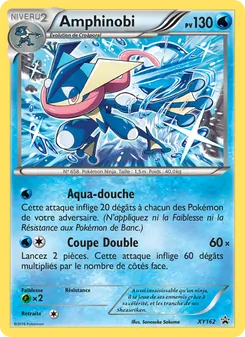 Carte Pokémon Amphinobi XY162 — Promo XY